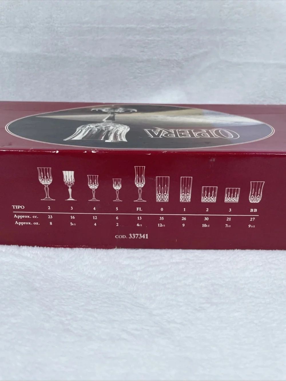 SET OF 6 Royal Crystal Rock RCR Opera Wine Goblet Glasses 7” H Made In Italy
